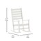 Merrick Lane Fielder Set of 2 Contemporary Rocking Chairs, All-Weather HDPE Indoor/Outdoor Rockers